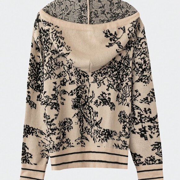 Khaki Boho Women's Printed Sweater Set - Picture 8 of 8